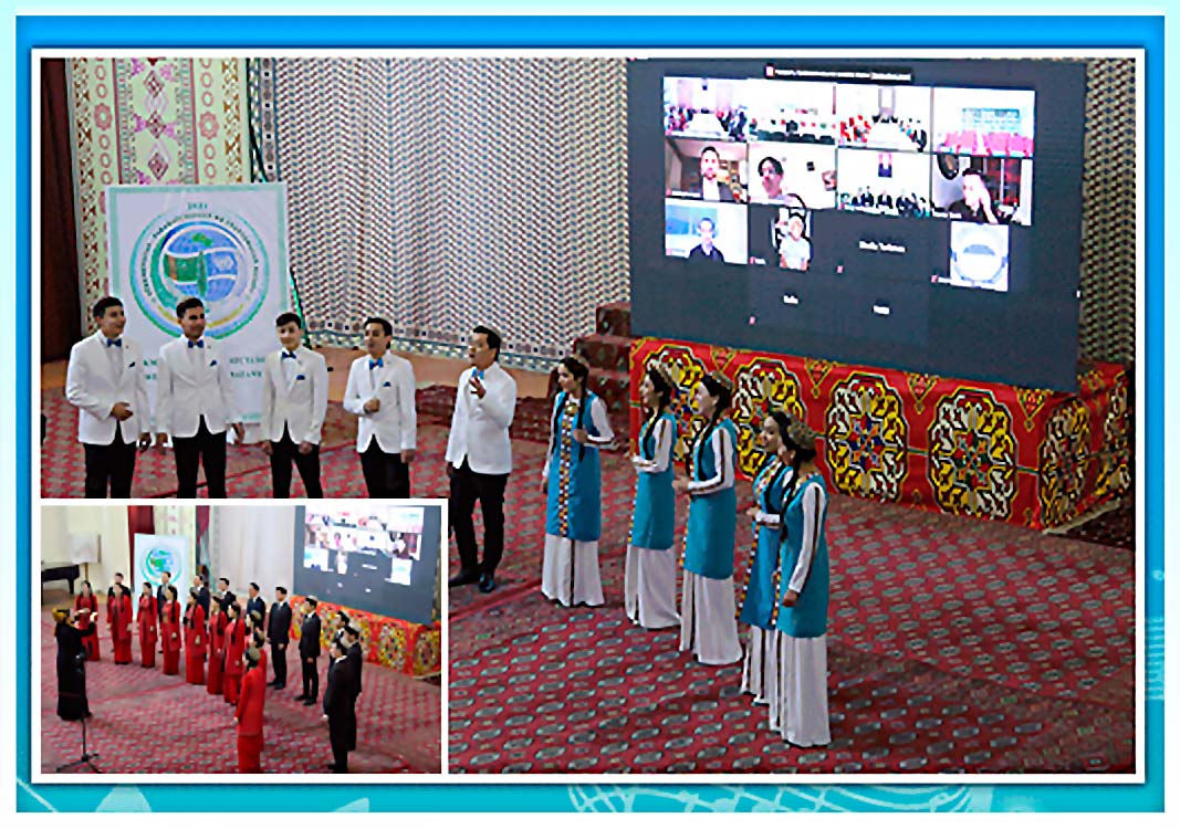 ABS-nyň “reVoiced” aýdym-saz topary bilen online okuw sapagy geçirildi 23 Fewral 2021