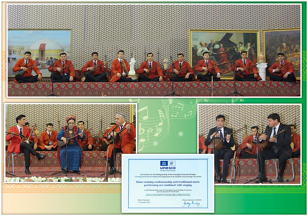 Dutar sazy-dünýäniň ykrarnamasy