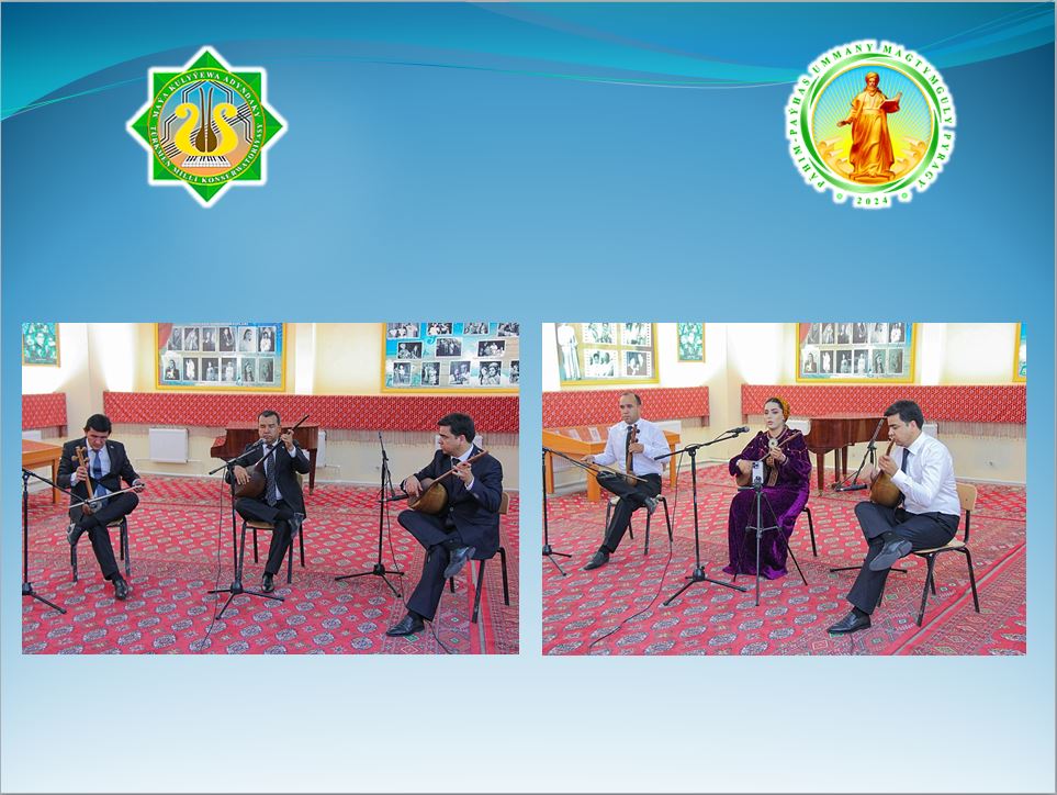 «Bagşyçylyk sungaty» kafedrasynyň mugallymlarynyň  bilelikdäki konserti