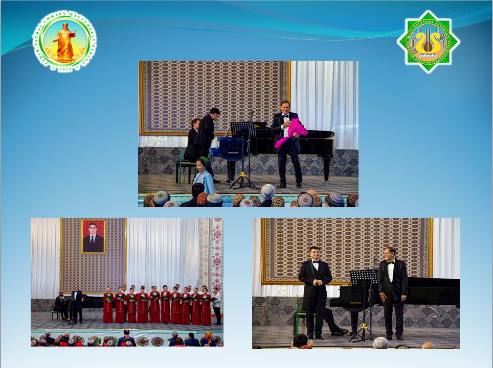 Atageldi Garýagdyýew ýaşlara görelde...