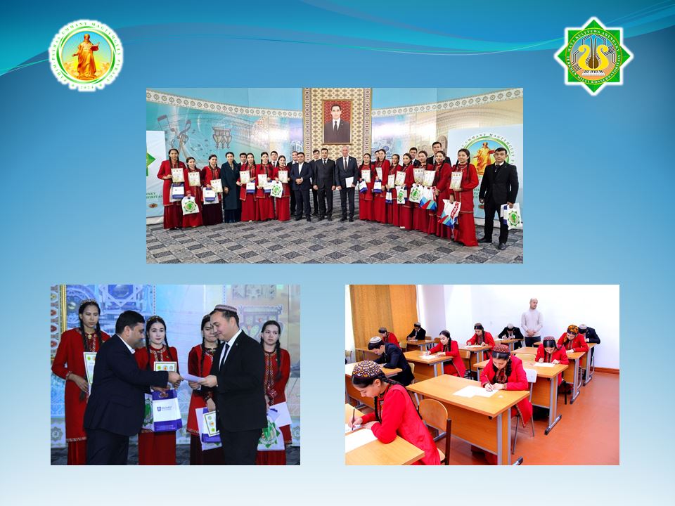 Kitap okamak boýunça bäsleşik geçirildi.