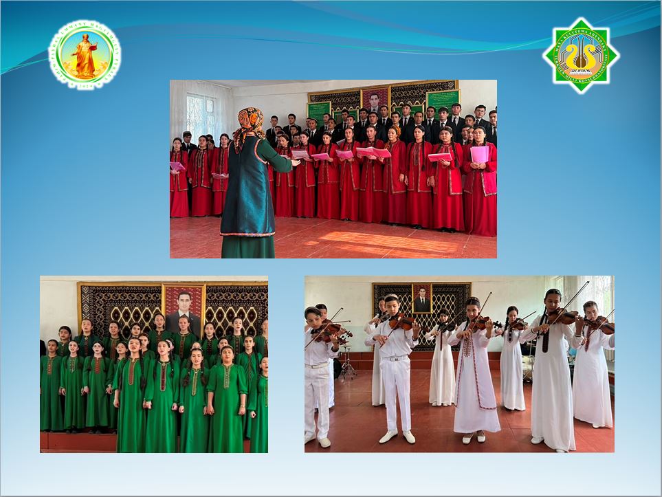 Beýik ösüşleriň waspy aýdym-sazlarda...