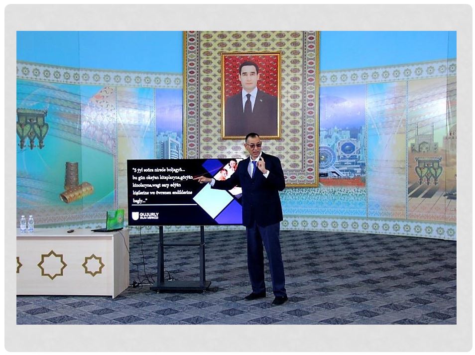 Ussat mugallym öz tejribesini paýlaşdy