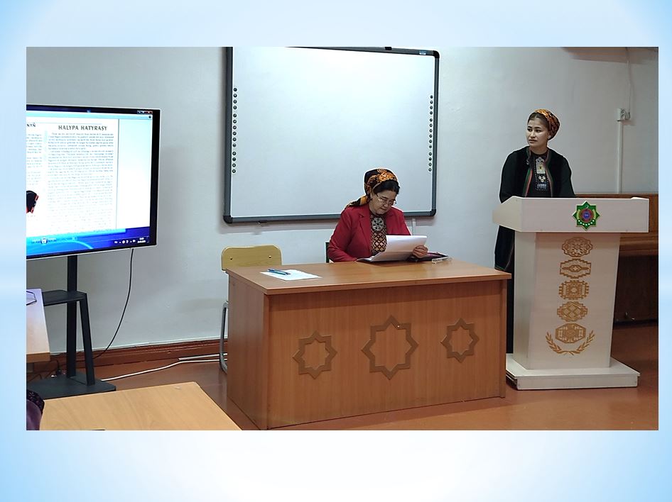 “Saz älemi” bilen tanyşlyk