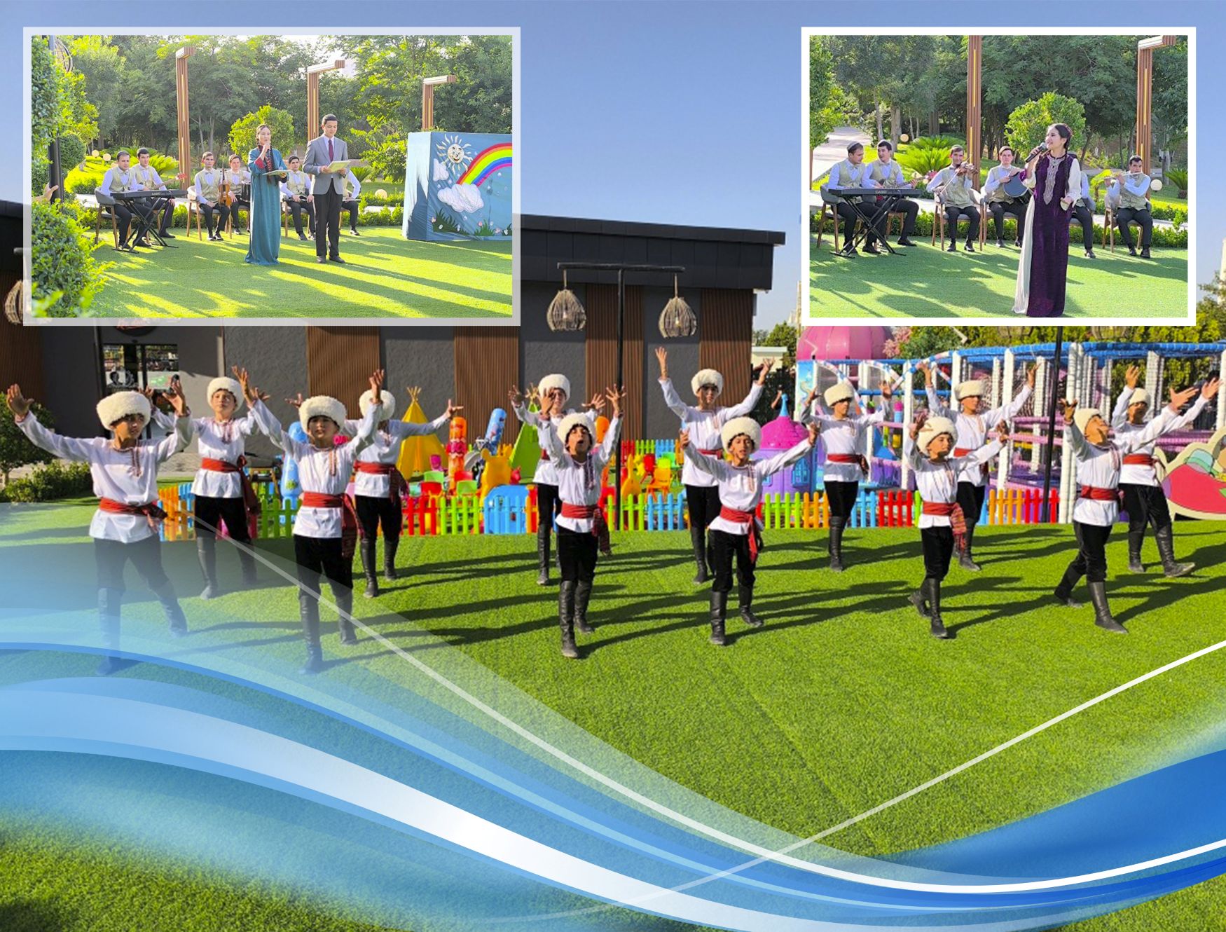 “Parahatçylyk sazy – çagalaryň owazy”